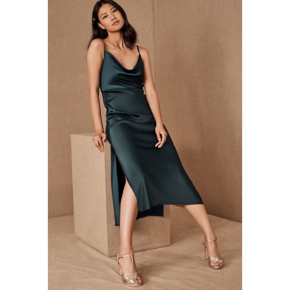 Anthropologie BHLDN Kari Dress | Green, Size 0